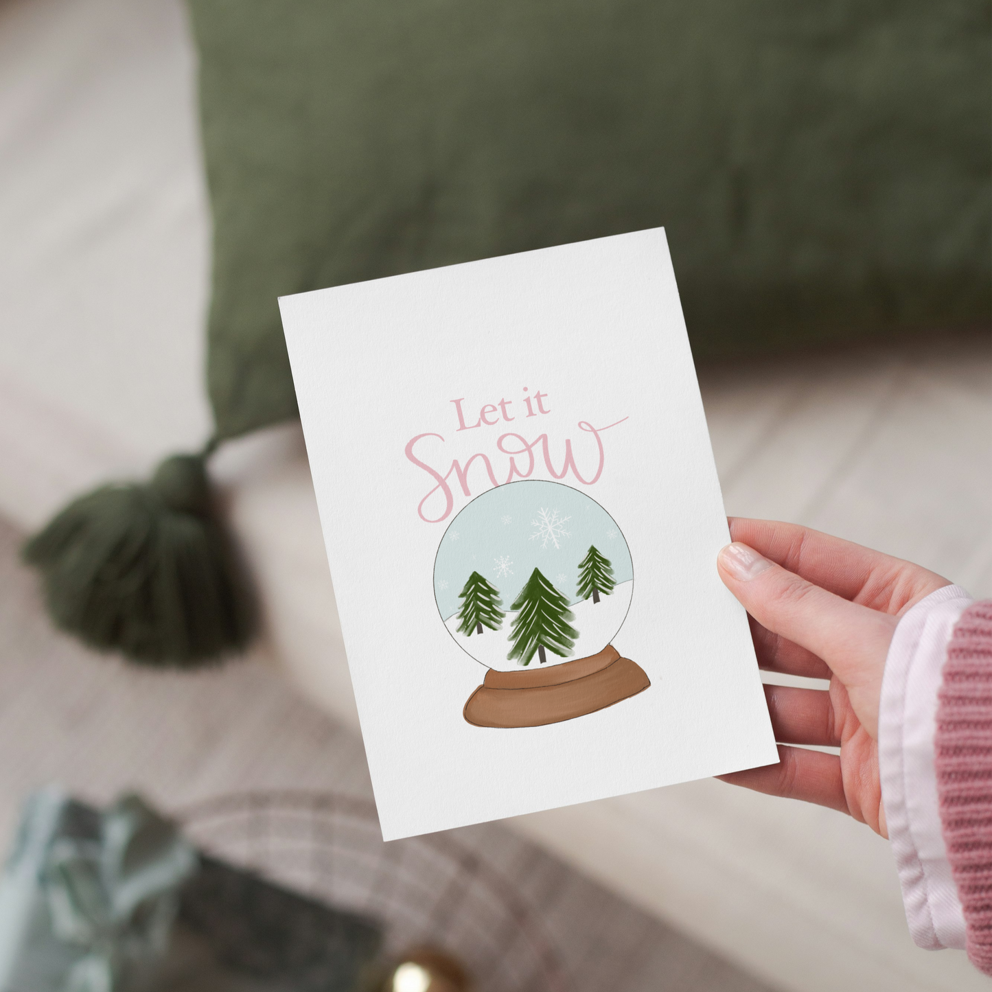 Let It Snow Holiday Card