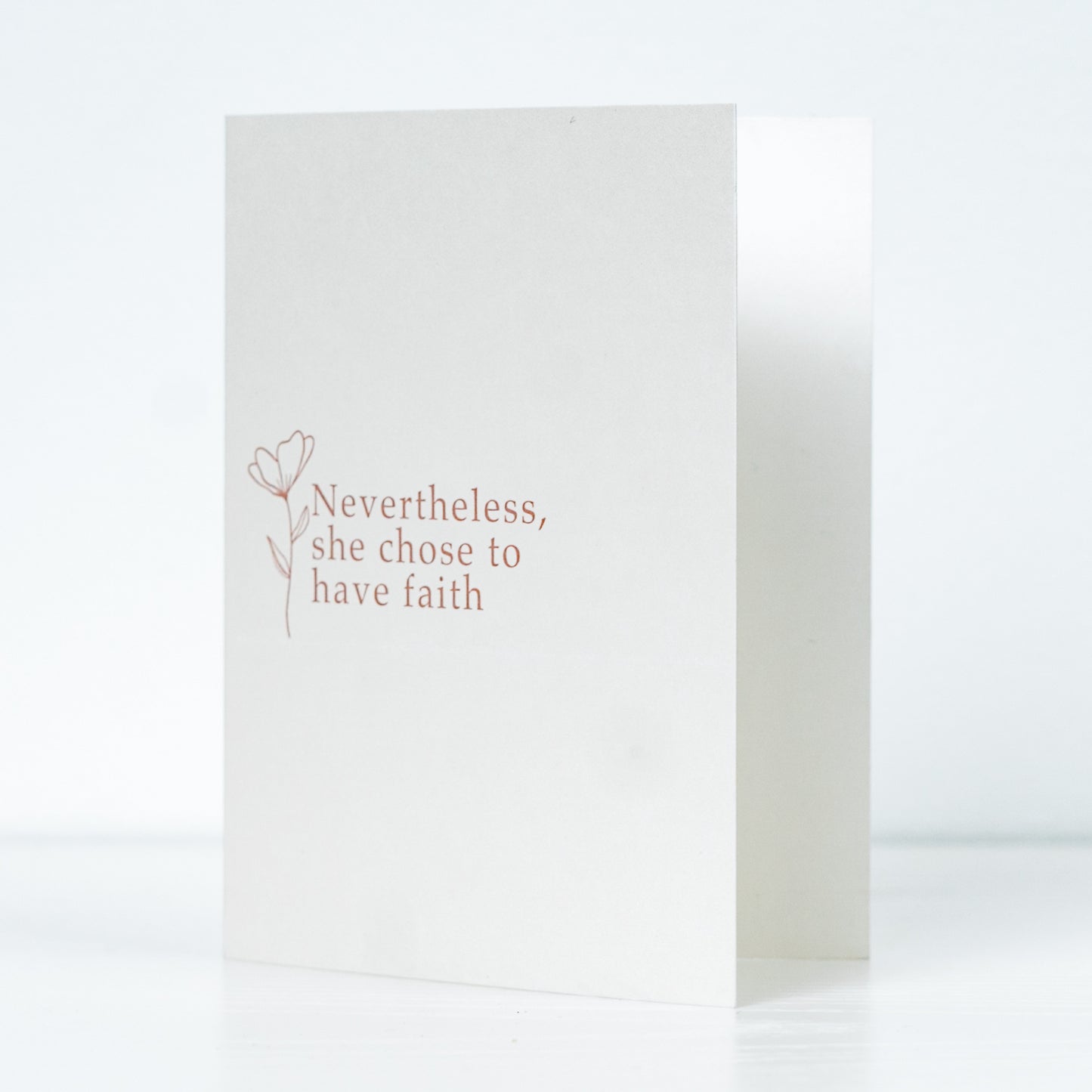 She Chose Faith Card