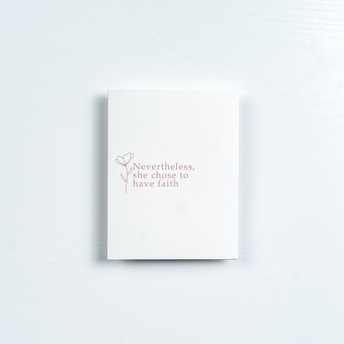 She Chose Faith Card
