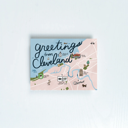 Greetings From Cleveland Card