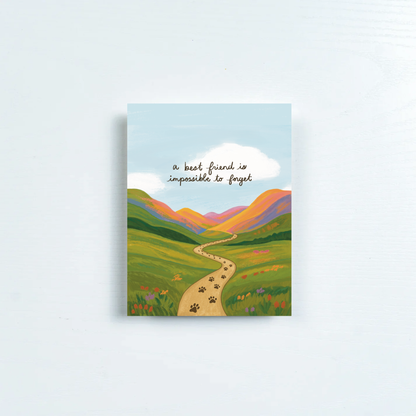 Impossible to Forget Pet Sympathy Card