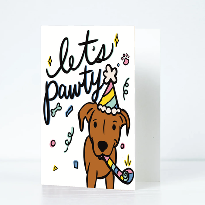 Let's Paw-ty Card