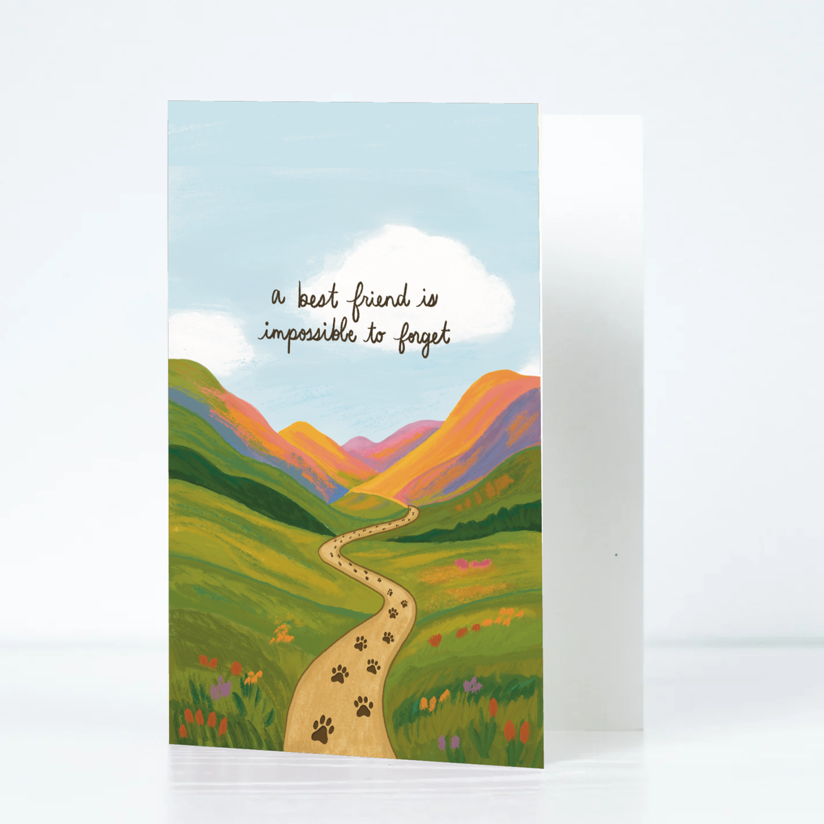 Impossible to Forget Pet Sympathy Card