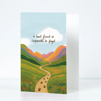 Impossible to Forget Pet Sympathy Card
