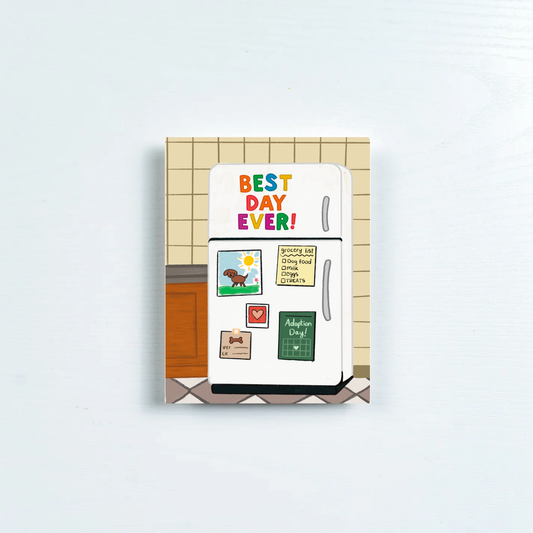 Best Day Ever Pet Adoption Card
