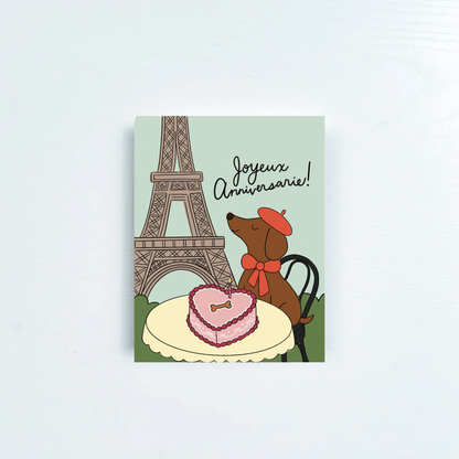 Happy Birthday Dog Card