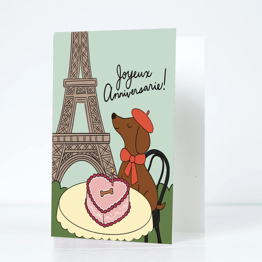 Happy Birthday Dog Card