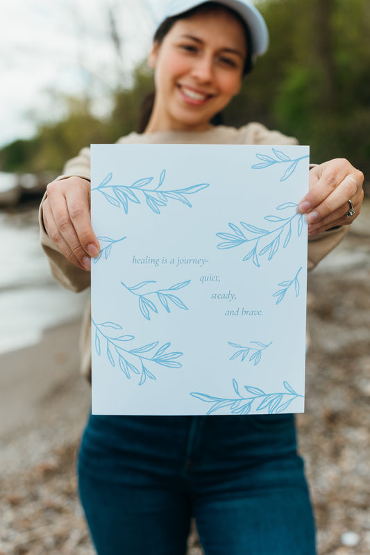 Healing is a Journey Art Print