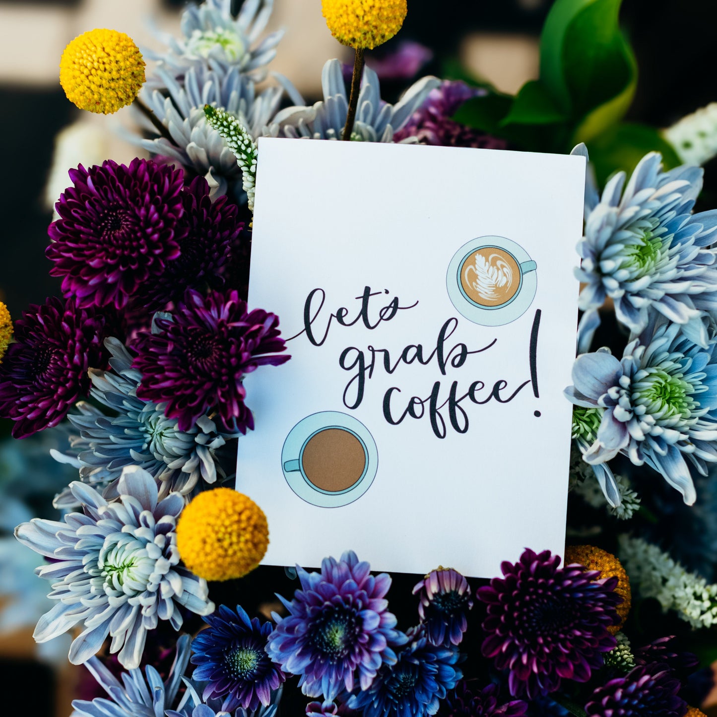 Let's Grab Coffee Card