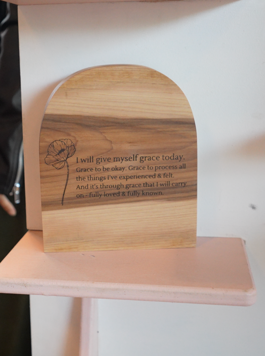 Grace Declaration Wooden Decor