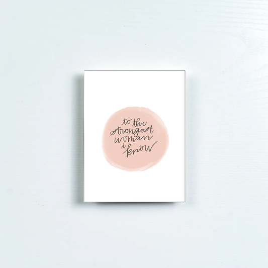 Strongest Woman Card
