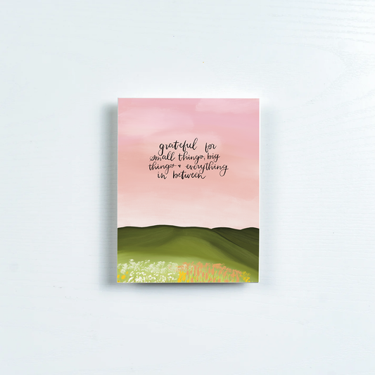 Fields of Gratitude Card