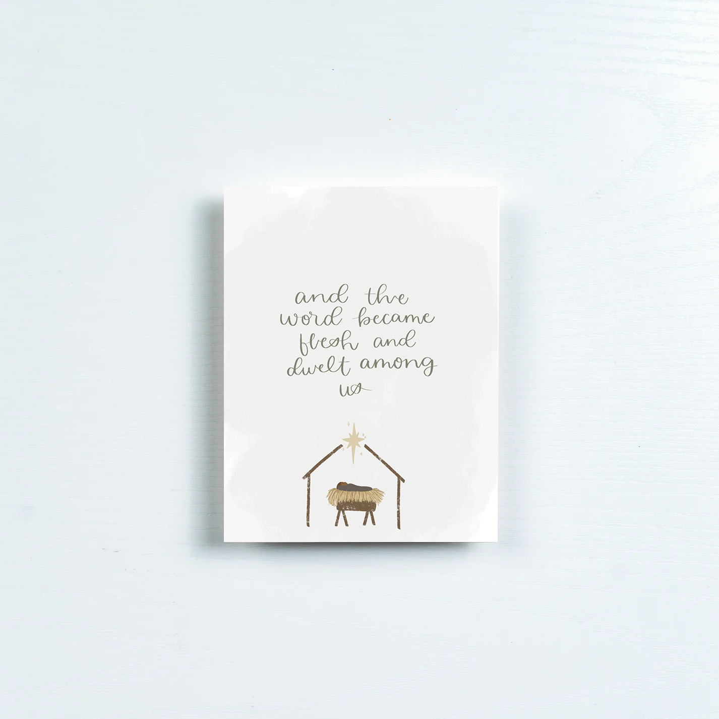The Word Became Flesh Holiday Card
