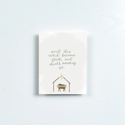The Word Became Flesh Holiday Card