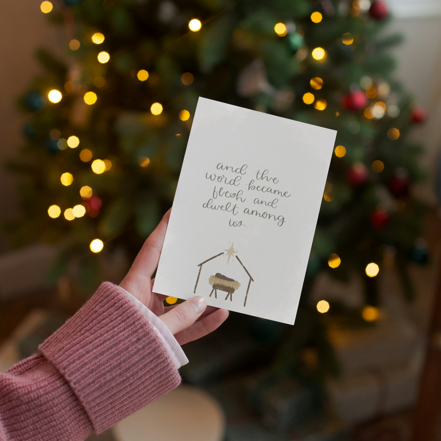 The Word Became Flesh Holiday Card