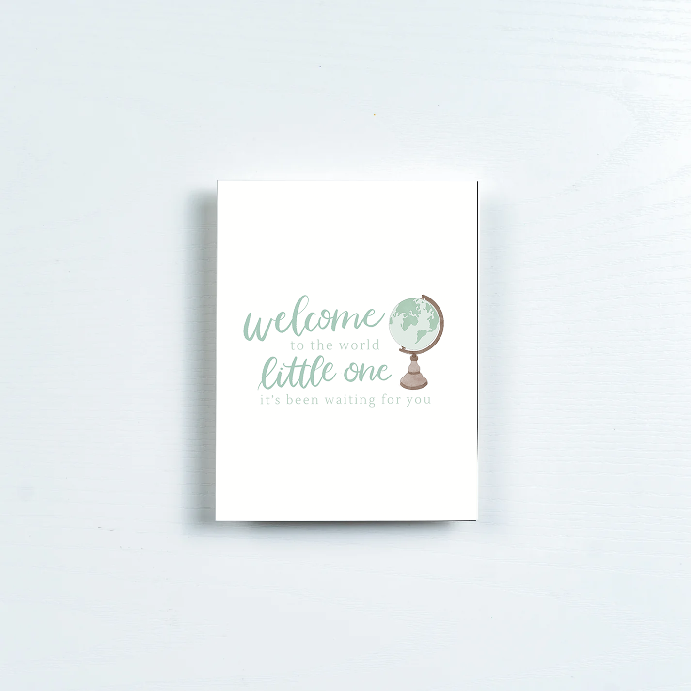 Welcome to the World Card