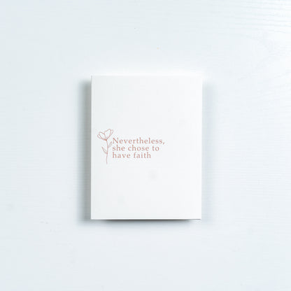She Chose Faith Card